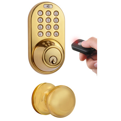 Complete Entry Knob Set with Electronic Deadbolt