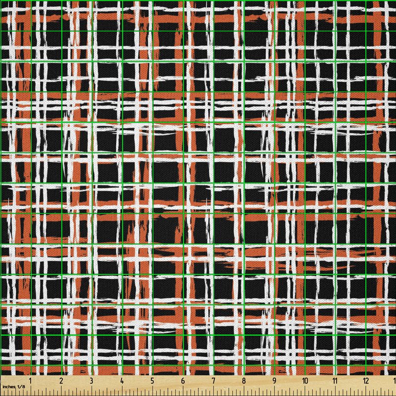 Daviaun Striped with Brushed Lines Geometric Multi-Purpose Fabric
