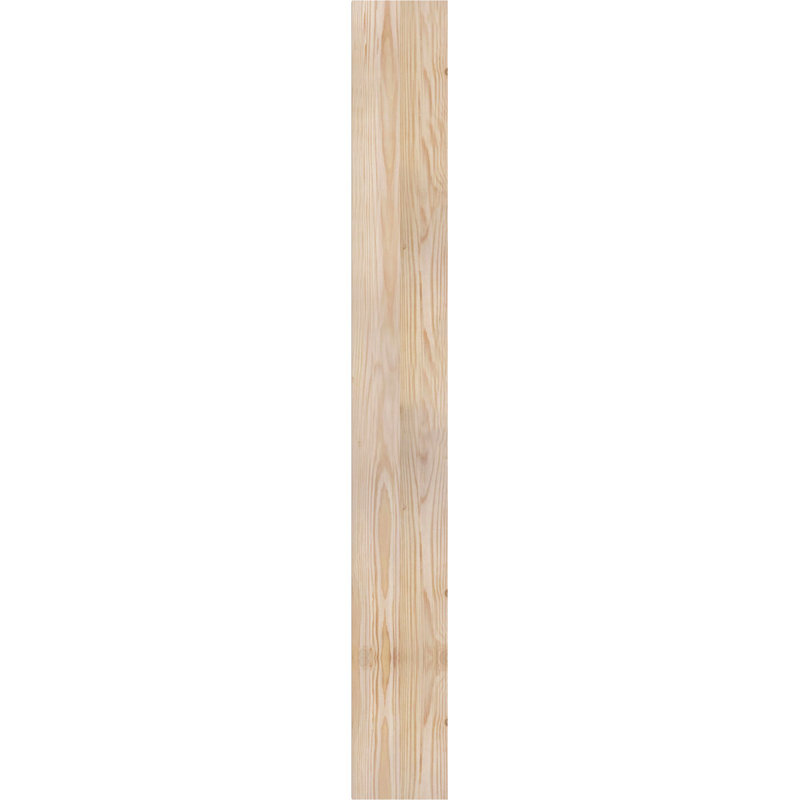 Artisan traditionnel en bois rustique, Sapin Douglas de 5 1/2 po (lisse), P 46 po x H 46 po