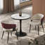 Leather Dining Chairs Upholstered Soft Padded Seat Side Chairs Armchairs For Kitchen Dining Living Room-1583313253