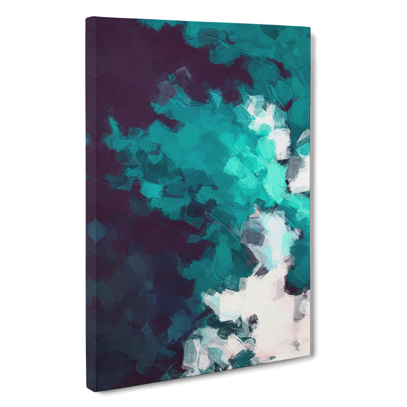 XC1022-4578X The Maze Abstract - Wrapped Canvas Print, 76cm H x 50cm W x 3cm D