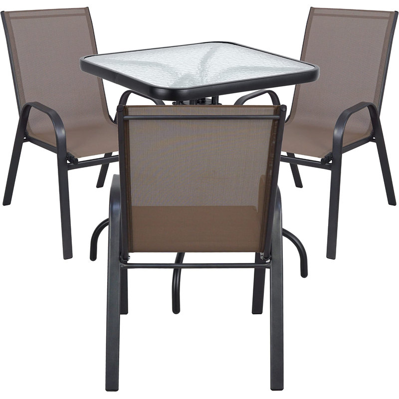 Ensemble de salle à manger longue pour 3 personnes 23,76 po Wunderlich Square