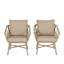 Chaise de patio avec coussins Raynette