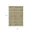 Tapis extérieur lavable géométrique ivoire et beige 5 pi x 8 pi