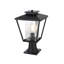 Shannen 10 Inch Outdoor Post Light in Black