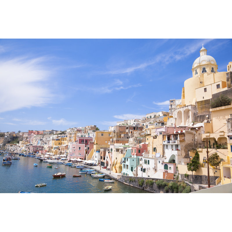 Fishing Village - Wrapped Canvas Print, 20cm H x 30cm W x 3.8cm D