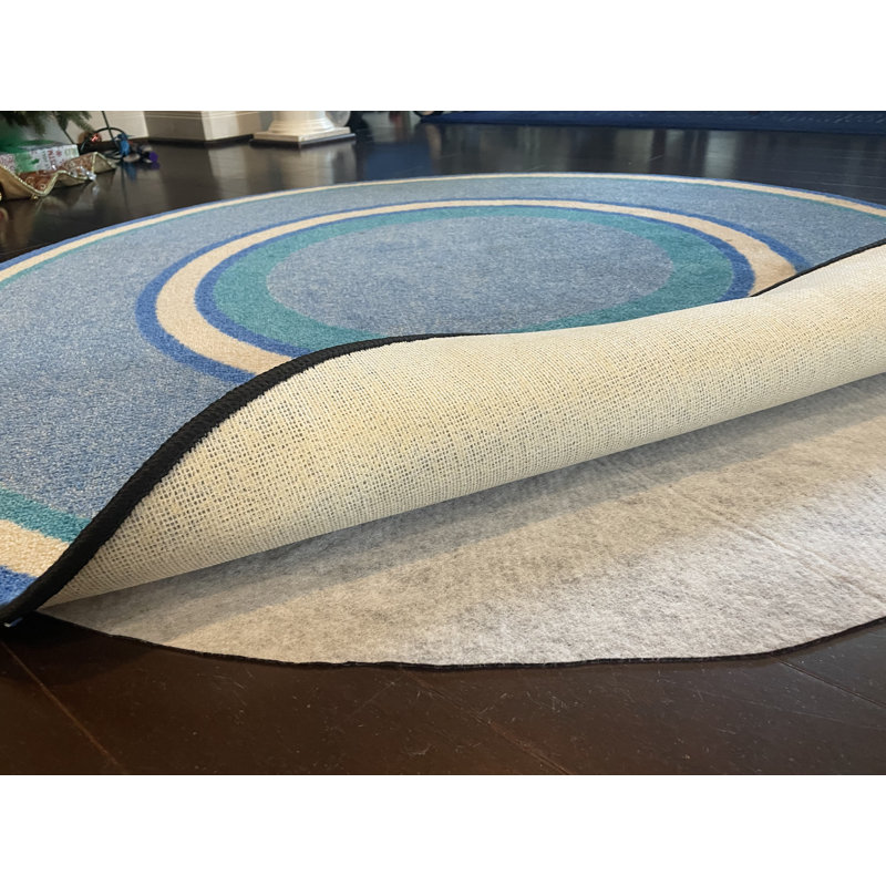 Barella Dual Surface 0.25'' Thick Rug Pad, Round 6' x 6'
