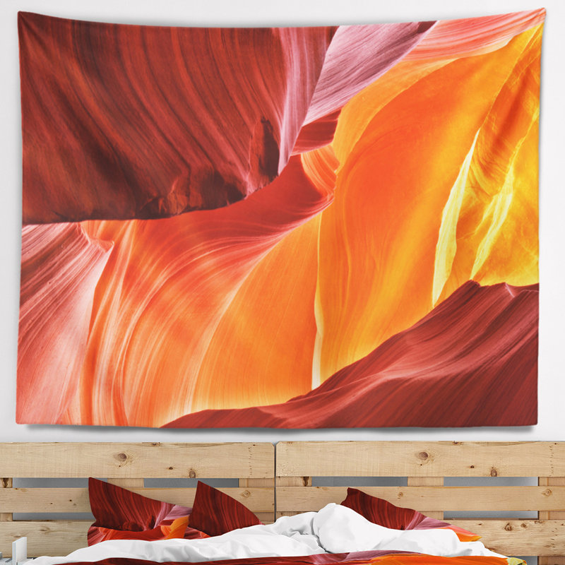 Tapisserie paysage paysage de l'Antelope Canyon, H 32 po x l 39 po