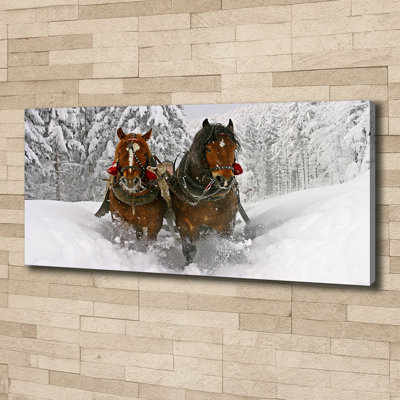 Sleigh Ride - Wrapped Canvas Print