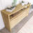 3-Door Sideboard With 3 Drawers - Modern Solid Ash Veneer MDF Sideboard-1520619053