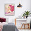 Cupidon tirant une flèche avec un cadre flottant en forme de cœur, design par The Prints Vibe-1247650516-1247650517