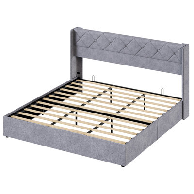 Lit coffre relevable King-size