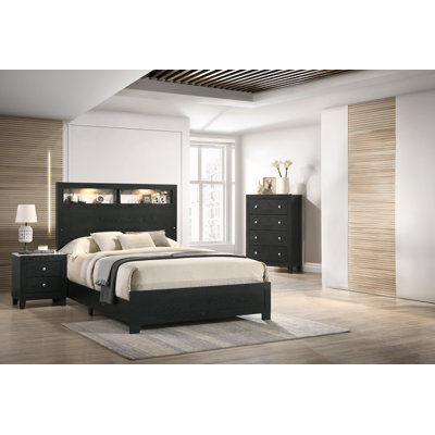 Kaetlyn 4-2_Kamryn LED Panel Bedroom Set