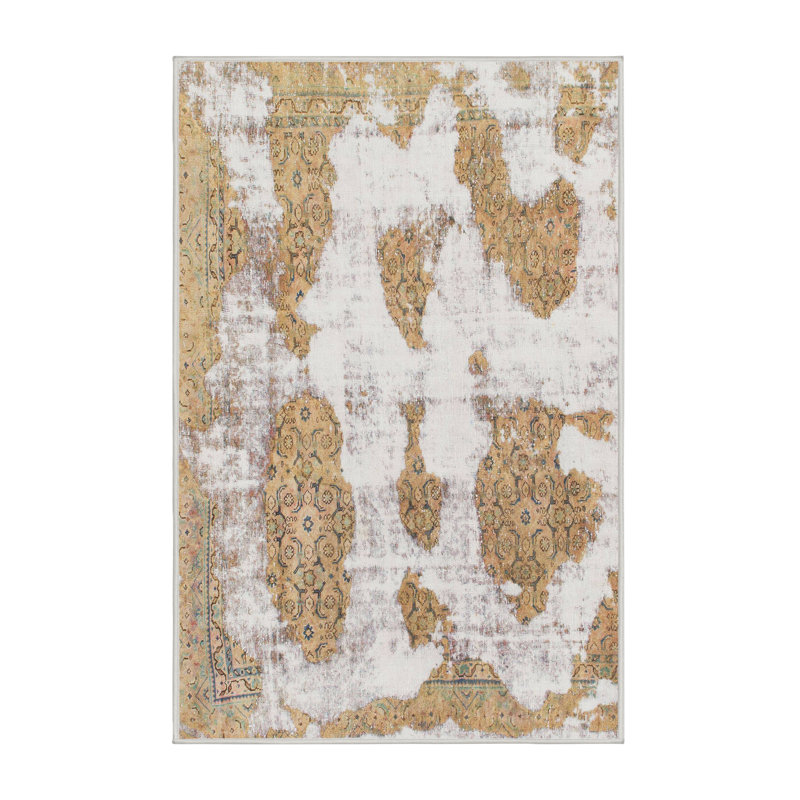 Abstract Indoor Rug, Runner 2' x 5'
