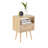 Rattan End Table With Drawer-2028467222