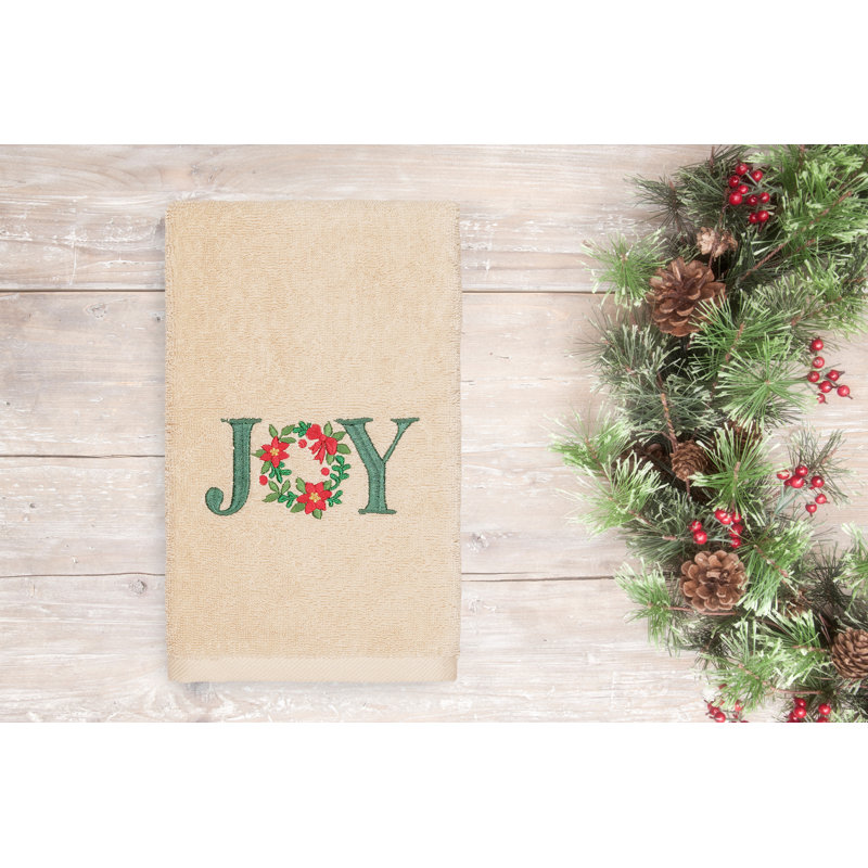 Christmas Midweight Hand Towel, Sand