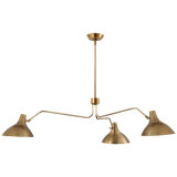 Aerin Charlton Triple Arm Chandelier