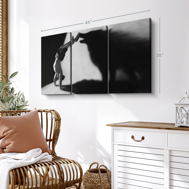 " Workout ", 28" H x 45" W