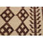 Tapis beige en laine beige 5 pi 11 po x 8 pi 4 po one-of-kind fait main kilim Saylor