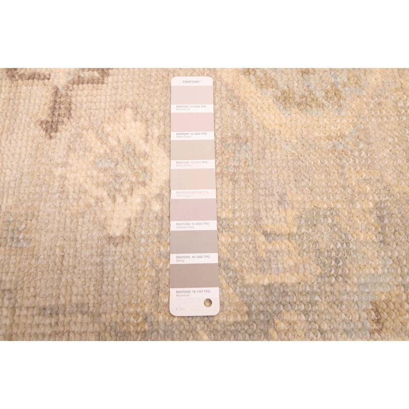 Tapis gris Kavya Oushak 5 pi 10 po x 9 pi 1 po