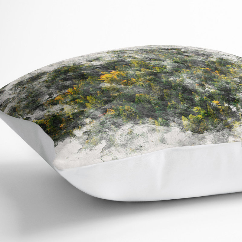 Square Cushion, 40cm H x 40cm W x 15cm D, White