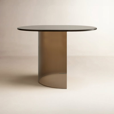 Half Past Glass Top End Table