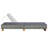 Isak 80" Long Reclining Acacia Single Chaise with Cushions-1035058124-1035058123