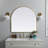 Sabine Metal Arch Wall Mirror-272105434-272105262