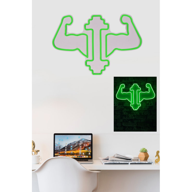Flexible LED Neon Strip Lighting, Green, 22.0 x 15.0 x 1.2 inches | IP67 Waterproof - 12V 4A Adaptor | 570 Lumens, 3200K Warm White | Perfect for Home Decor, Parties & Events, Easy Installation & Customizable Design