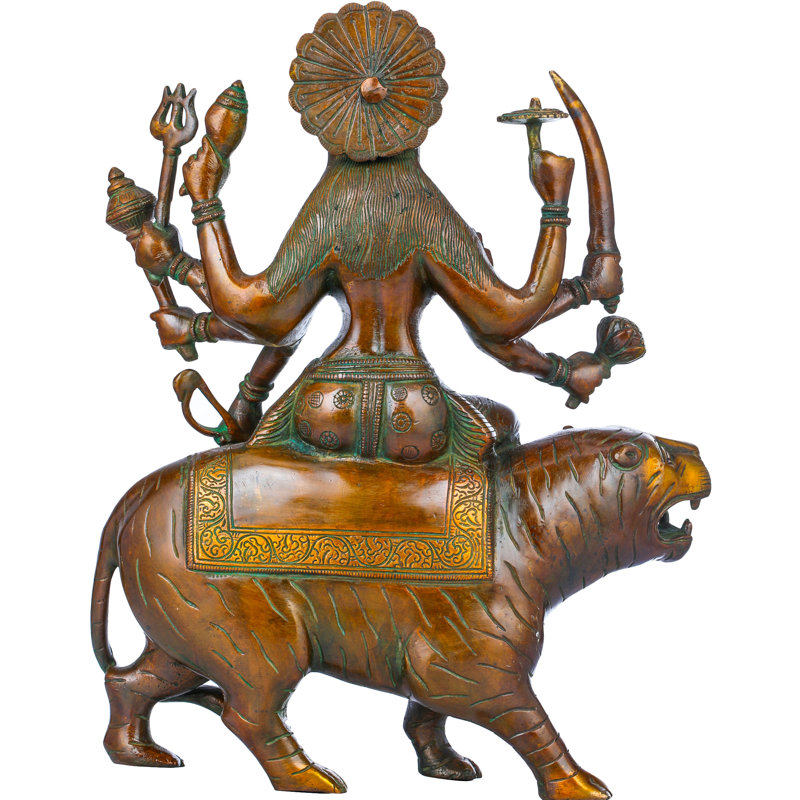Huit statues de la déesse Durga, Rouge