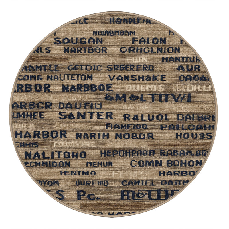  Tapis nautique lavable, Rond 7 pi