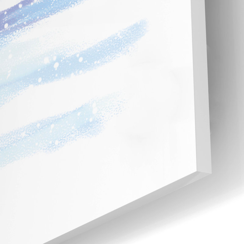 «Colorful Snowman» par Elle Media Group SA, art mural en verre acrylique, 12 po x 12 po