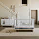 Santorini 5-In-1 Convertible Crib And 6 Drawer Dresser 2-Piece Nursery Set