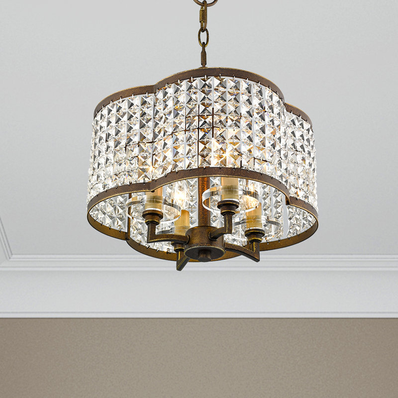 Belisle 4 - Light Unique/Statement Pendant, Palacial Bronze