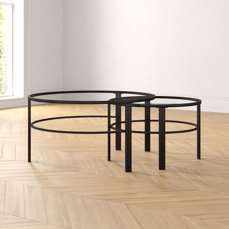 Four Leg Coffee Table, Black