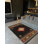 Black Ethnic Patterned Woven Base Digital Print Rug