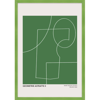 Caila "Geometric Abstraction in Green" Print