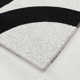 Rectangle Carino Abstract Flatweave Recycled P.E.T. Area Rug in Black/White