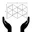 Tres 5x6 Triangle Polished Waterjet Marble Mosaic Tile-215455095