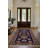 Madeline Collection Digital Print Cotton-Polyester Navy Colorful Moroccan Rug-717420862