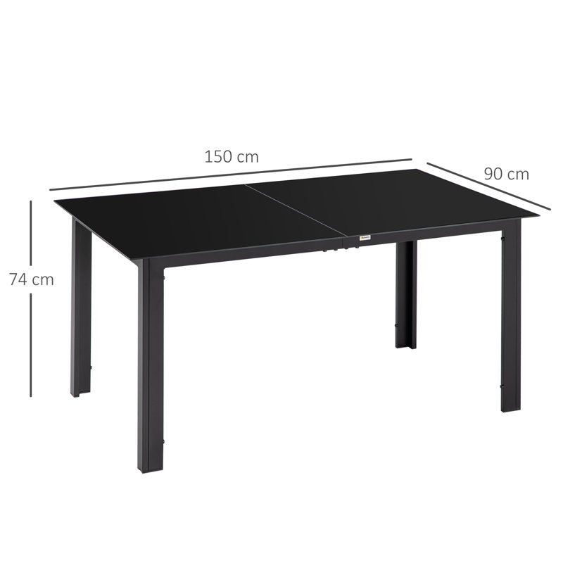 Soluri Rectangular 6 - Person 150Cm L Dining Table