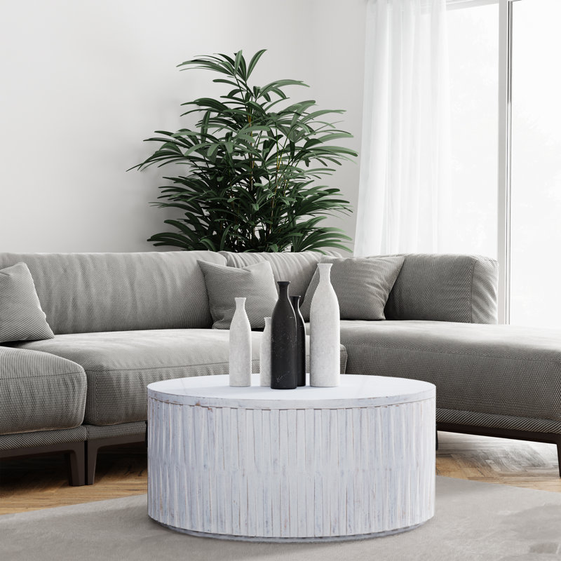 Table basse Geneieve, Blanc