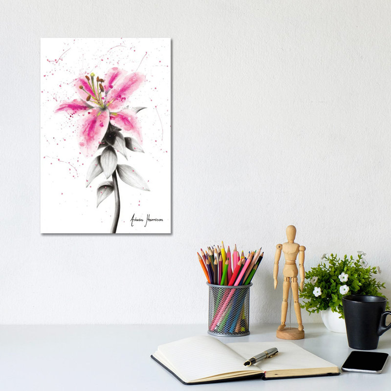 Lively Lily by Ashvin Harrison - Wrapped Canvas Gallery-Wrapped Canvas Giclée, 20.32 cm H x 30.48 cm W