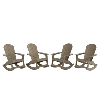 Chaise berçante Arrirack Adirondack pour l'extérieur Arrlo