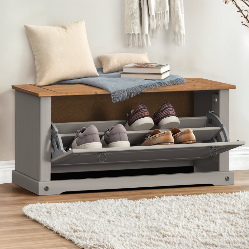 Bayhills Rectangle Accent Cabinet, Silver, Grey