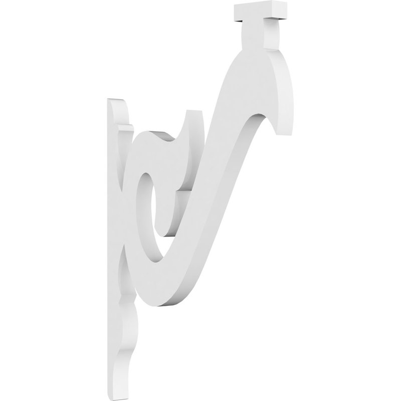Support de qualité architecturale Hurley, 5/8 po x 6 1/2 po x 11 po, Florence, PVC