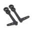 Porte-escalier solide en aluminium poli pour tapis (paquet de 13)