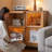 Burlywood Solid Wood+Glass Display Cases
