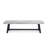 Outdoor Carlisle Benches, Sandblasted Brown + Rustic Metal (Set of 2)-714993969
