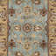 Tapis bleu / doré en laine touffeté à la main Cardwell-17827753